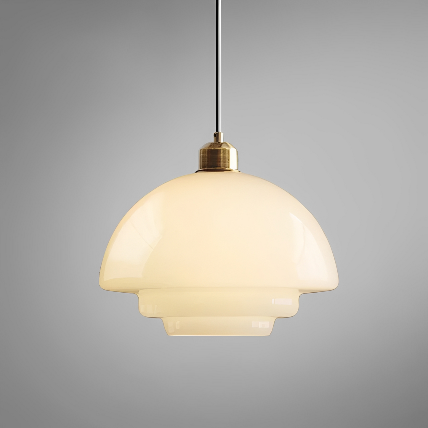 Hagen – Mid-Century Glas-Pendelleuchte