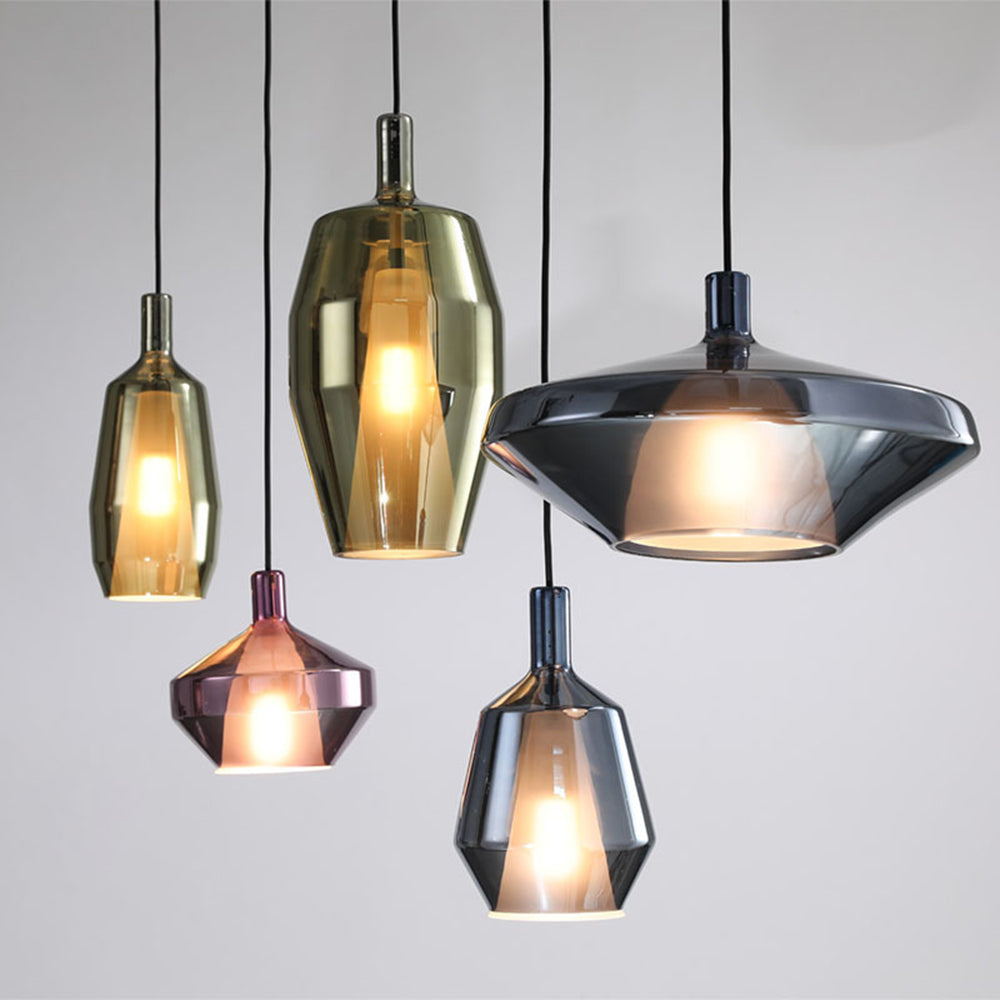 Althea – Moderne Mehrfarbige Glas Pendelleuchte