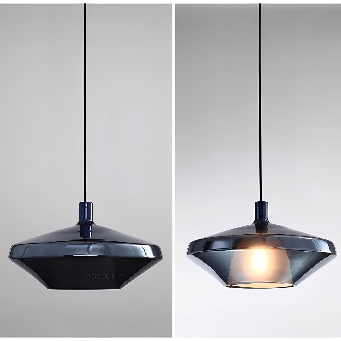 Althea – Moderne Mehrfarbige Glas Pendelleuchte