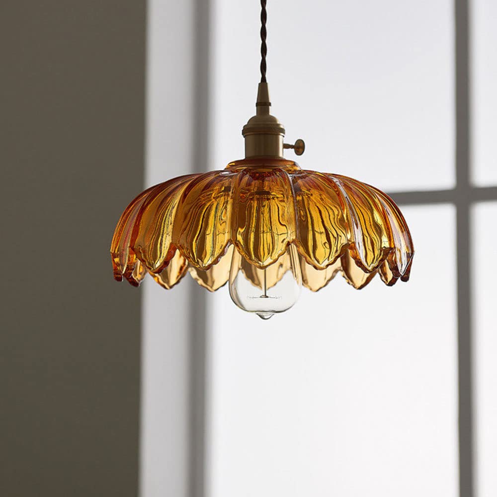 Jaynard – Messing-Glas-Pendelleuchte