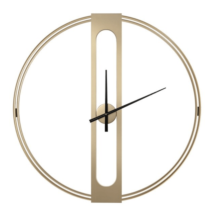 Jumz – Goldene Minimalistische Wanduhr