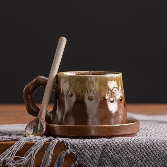 Theo – Retro Steinzeug Kaffee-Set