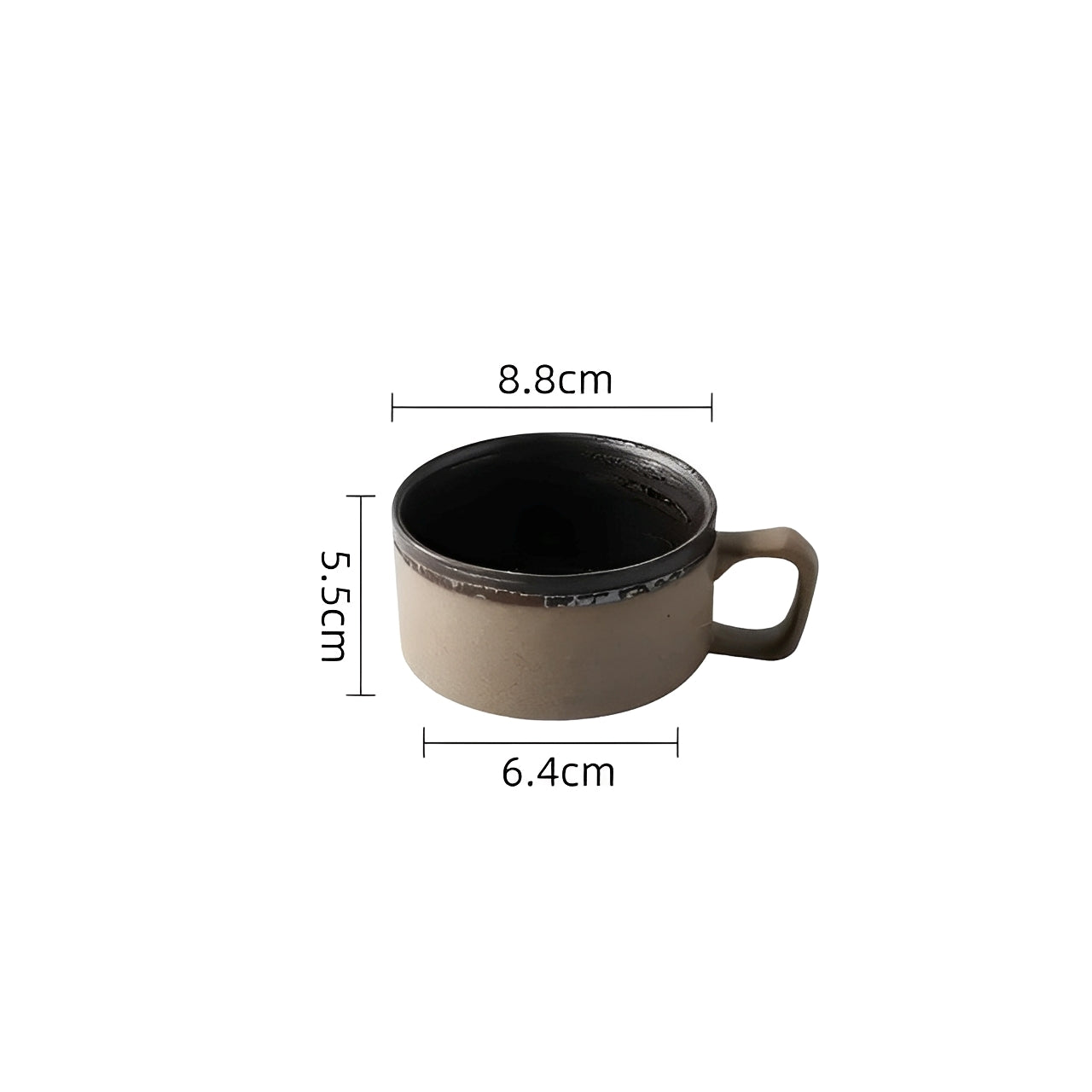 Felipe – Elegante Stoneware Kaffeetasse