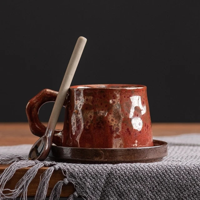 Theo – Retro Steinzeug Kaffee-Set