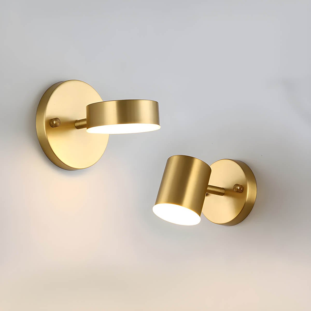 Natsumi – Skandinavische Kupfer-LED-Wandleuchte