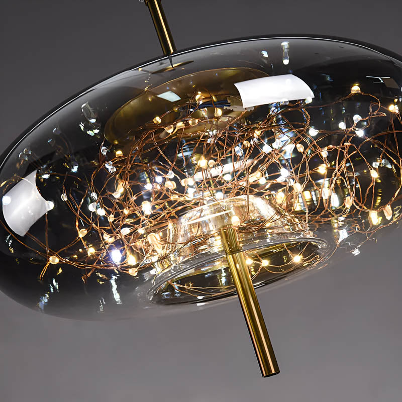 Ellyse – Pendelleuchte mit funkelndem Glasdesign: Klassische Eleganz trifft moderne Magie