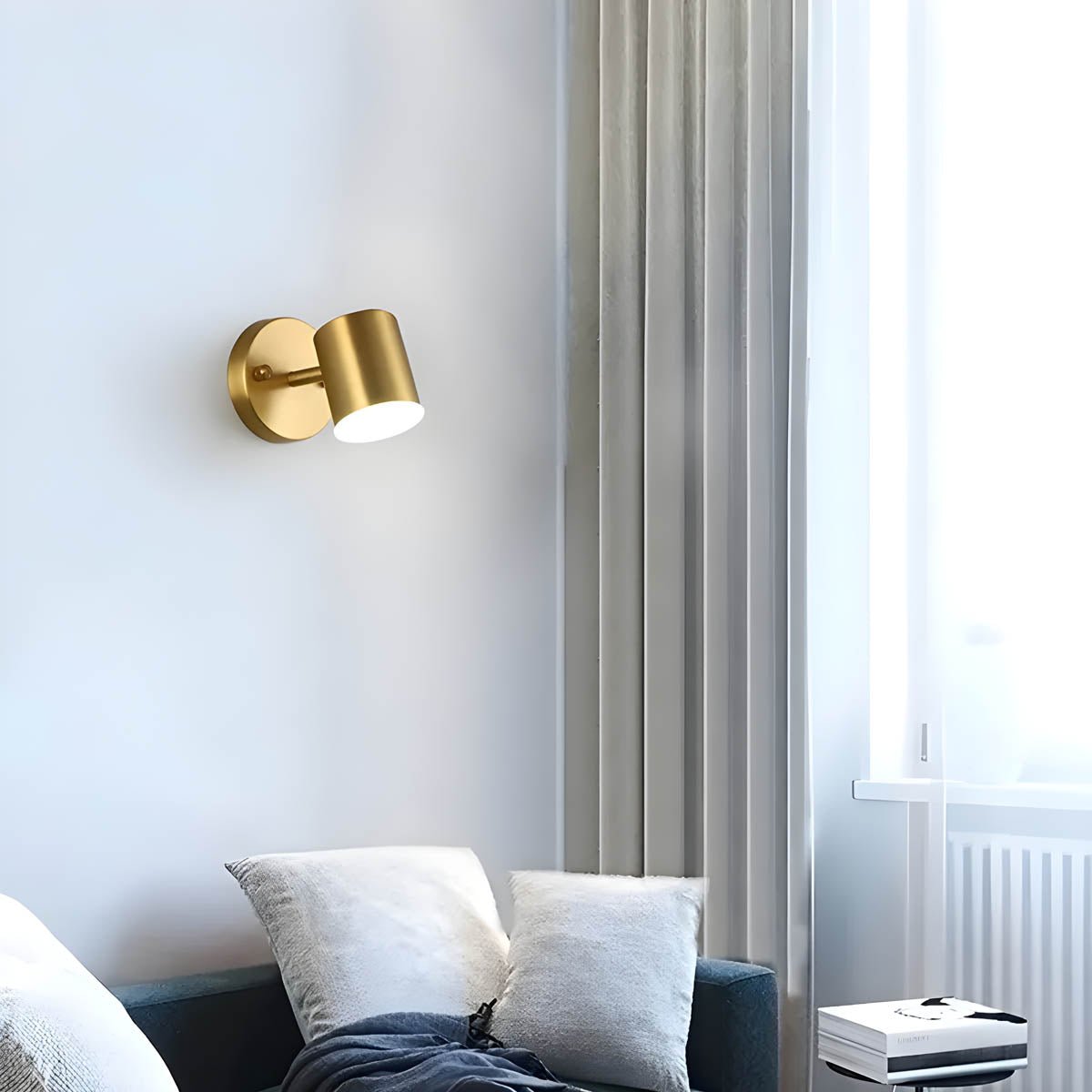 Natsumi – Skandinavische Kupfer-LED-Wandleuchte