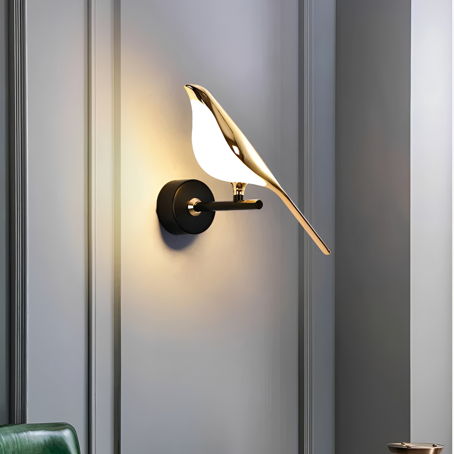 Elster – Minimalistische Wandleuchte