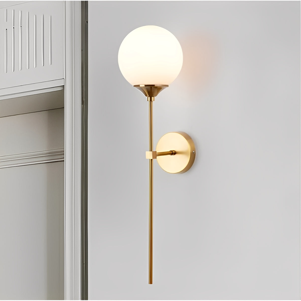 Hera – Moderne Nordische Glas-Wandleuchte