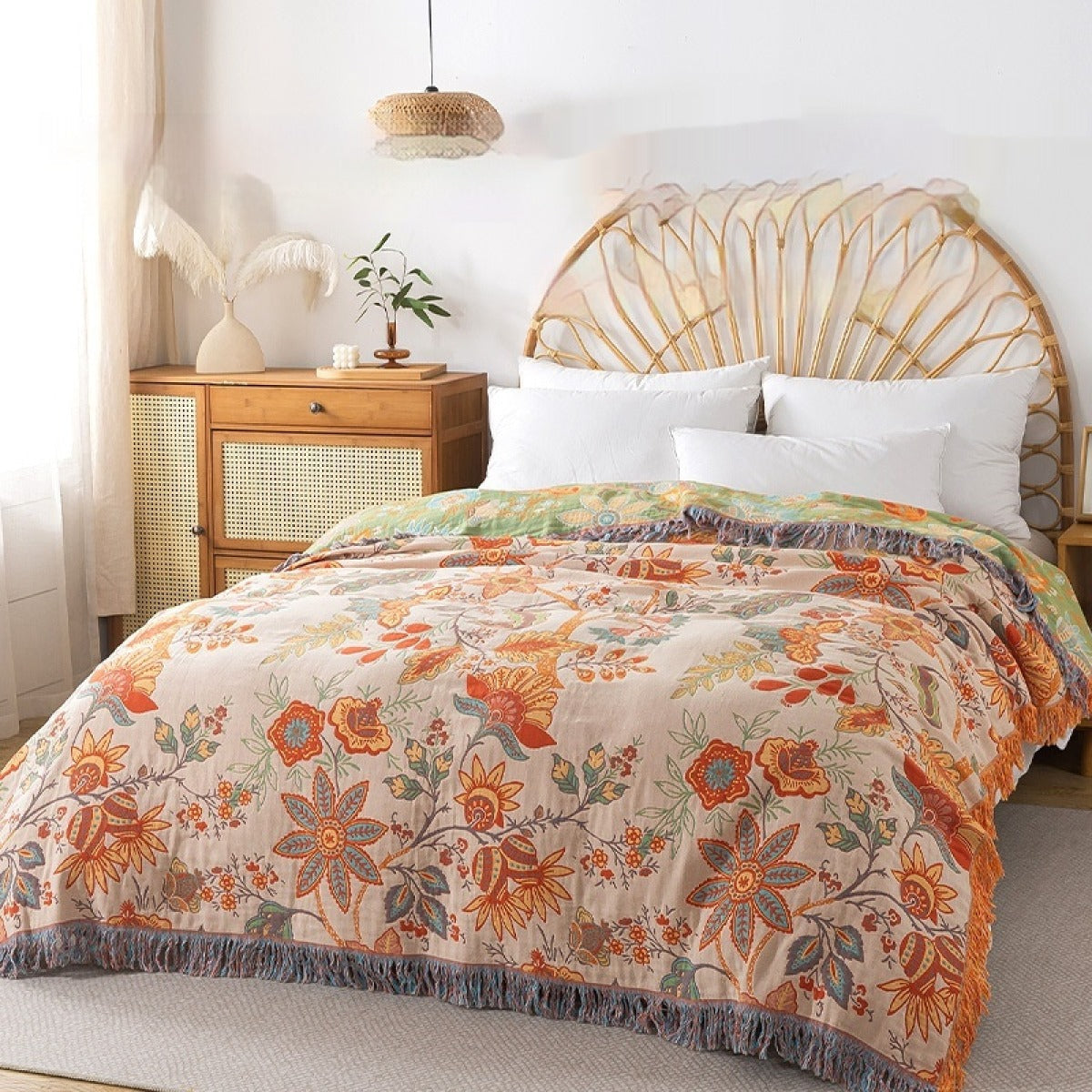 Elowen – Rustikale Boho Blumen-Decke