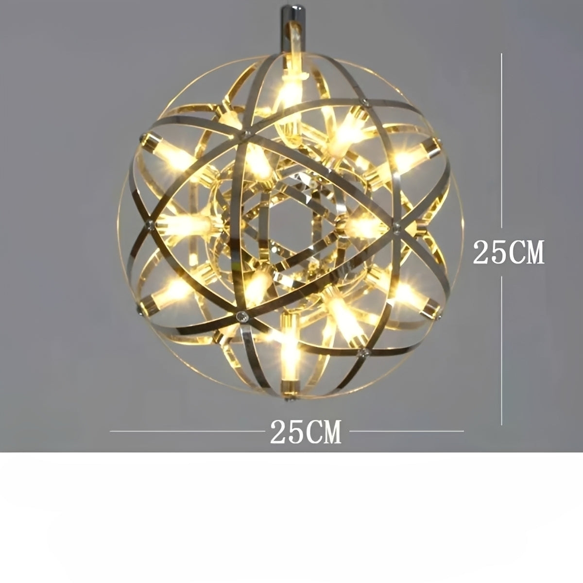 Reina – LED Kugel Design-Kronleuchter