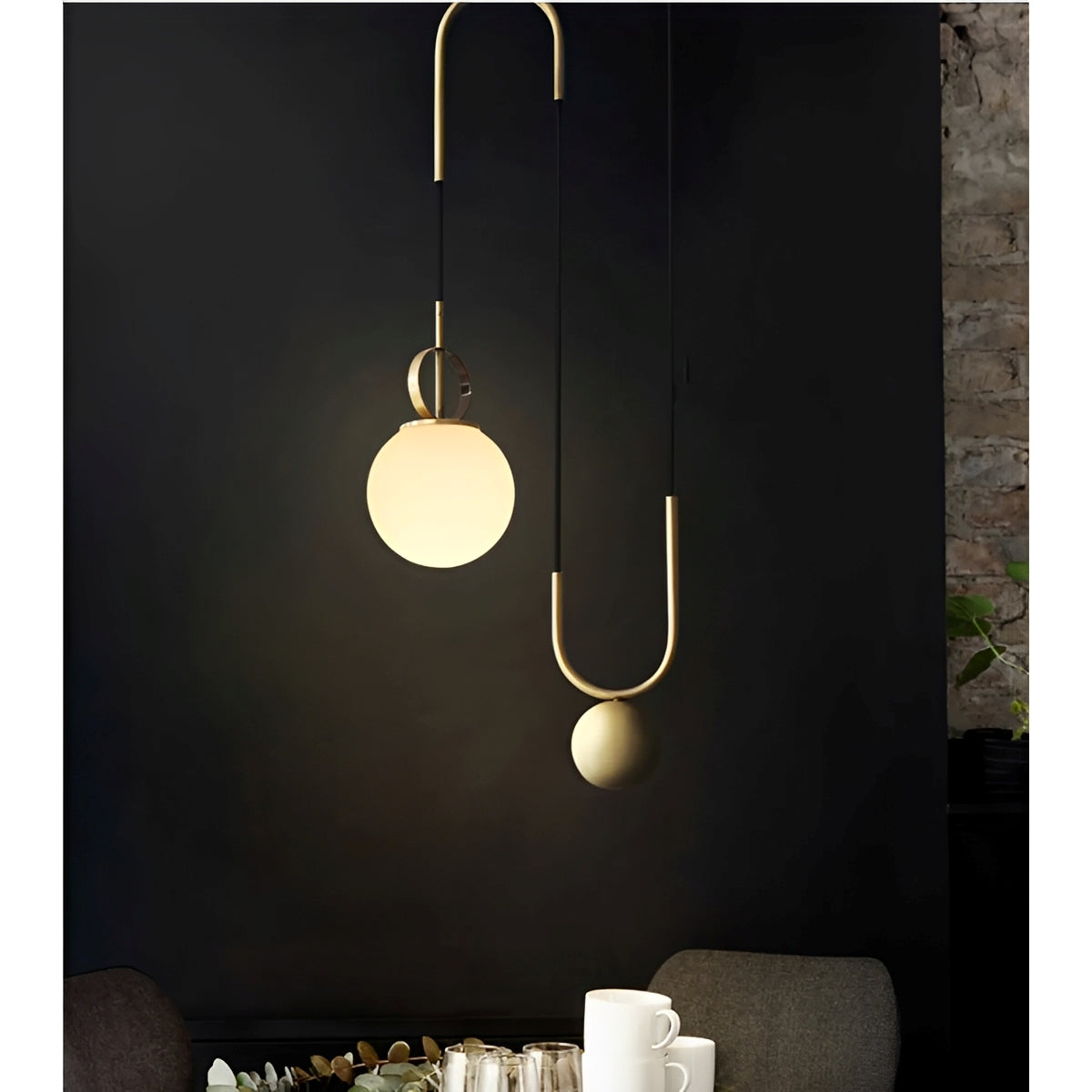 Vireo – Postmoderne Glas-Kugel Designer-Hängeleuchte
