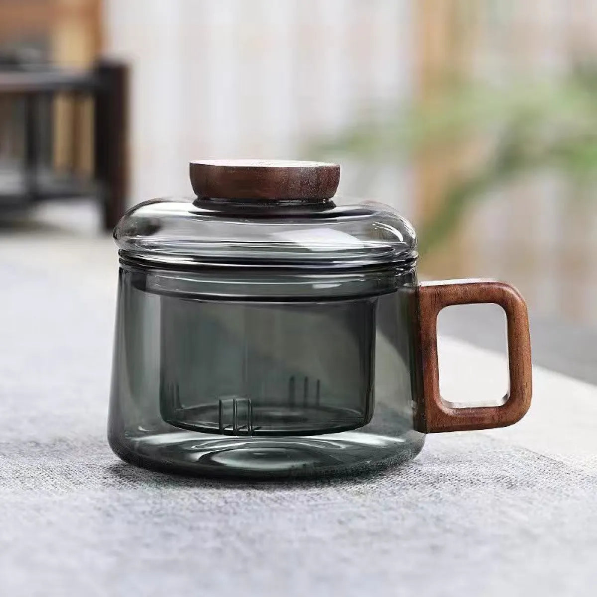 Leandro – Moderne Borosilikatglas-Tasse