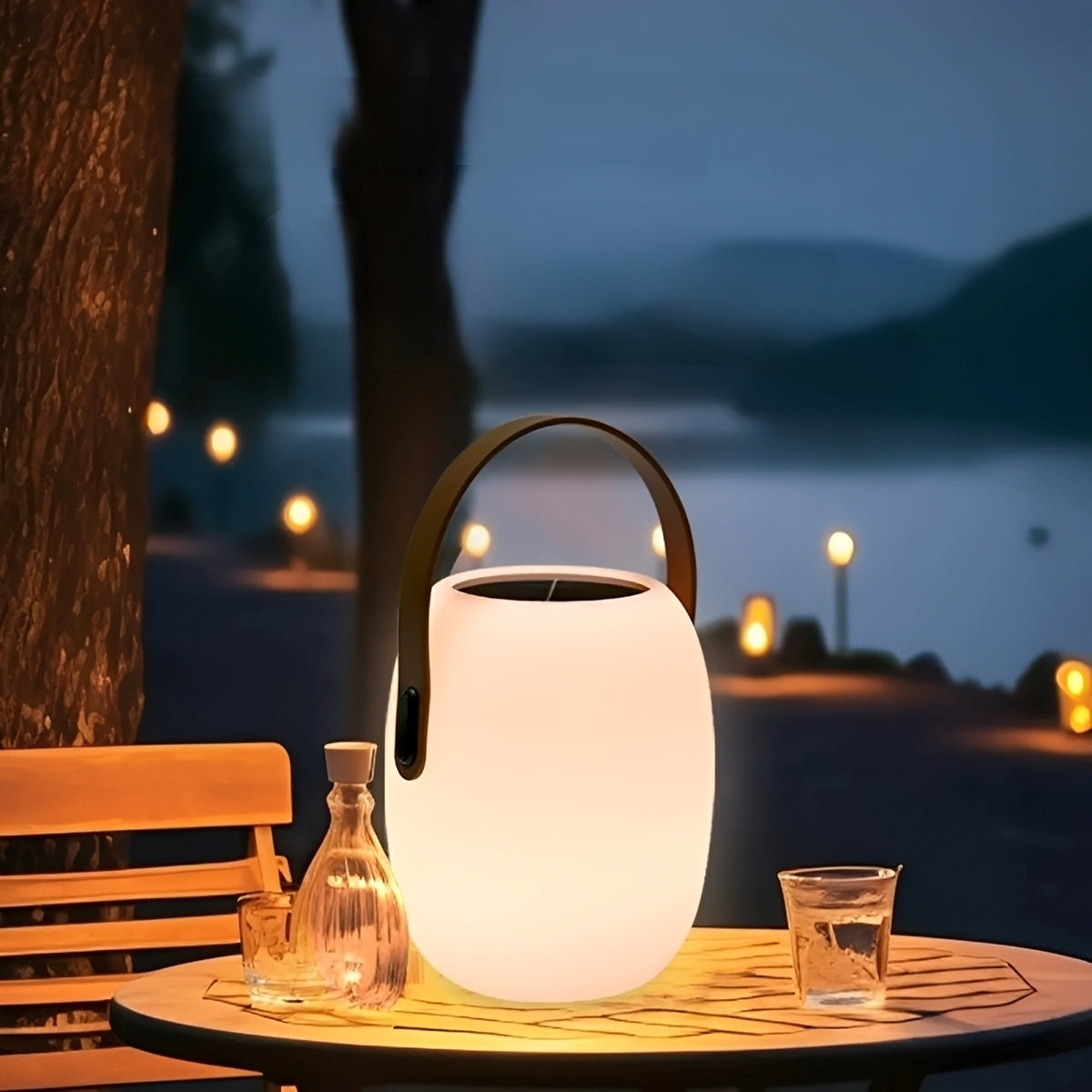 Solin – Tragbare Solar-Gartenleuchte
