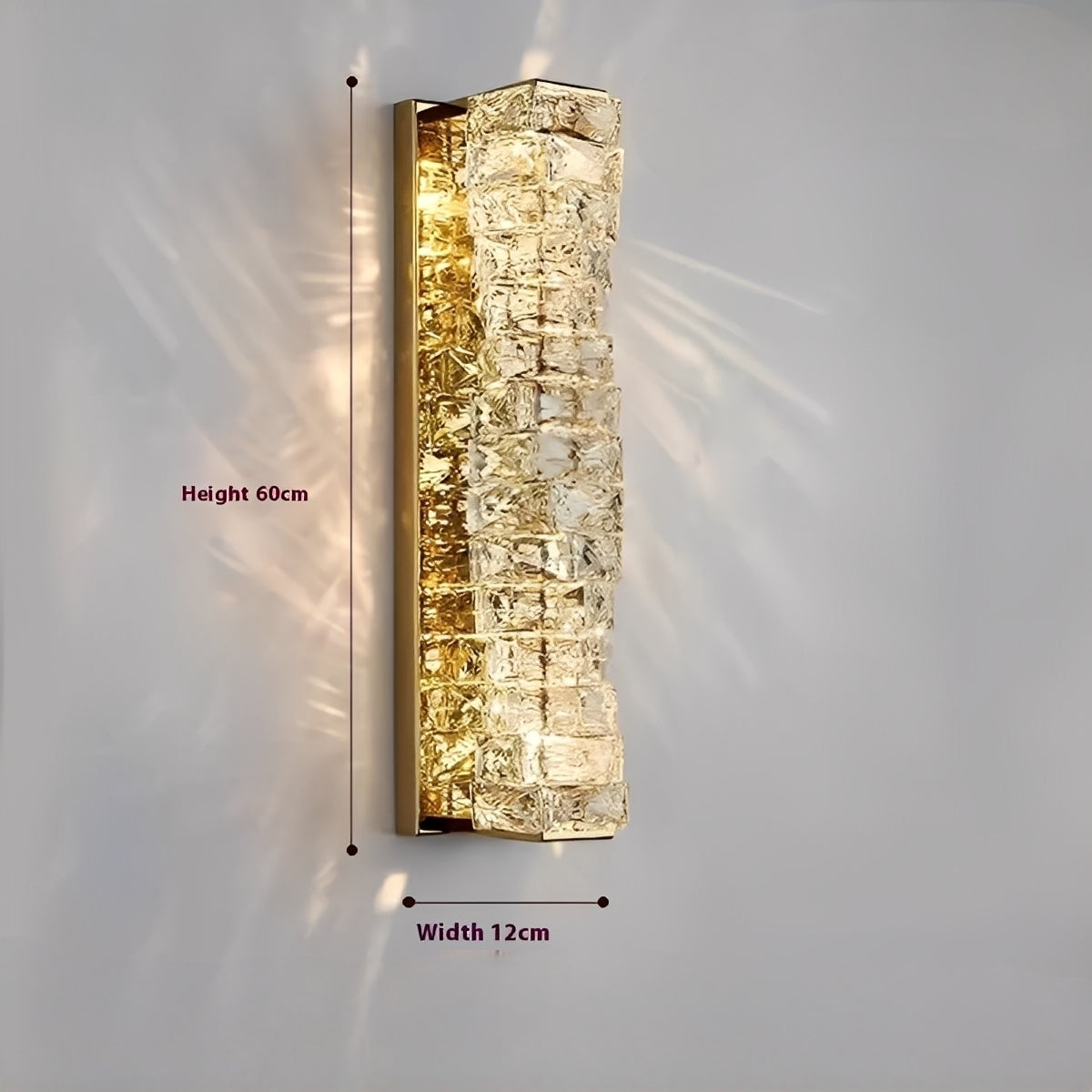 Luxera – Kristall-Wandleuchte