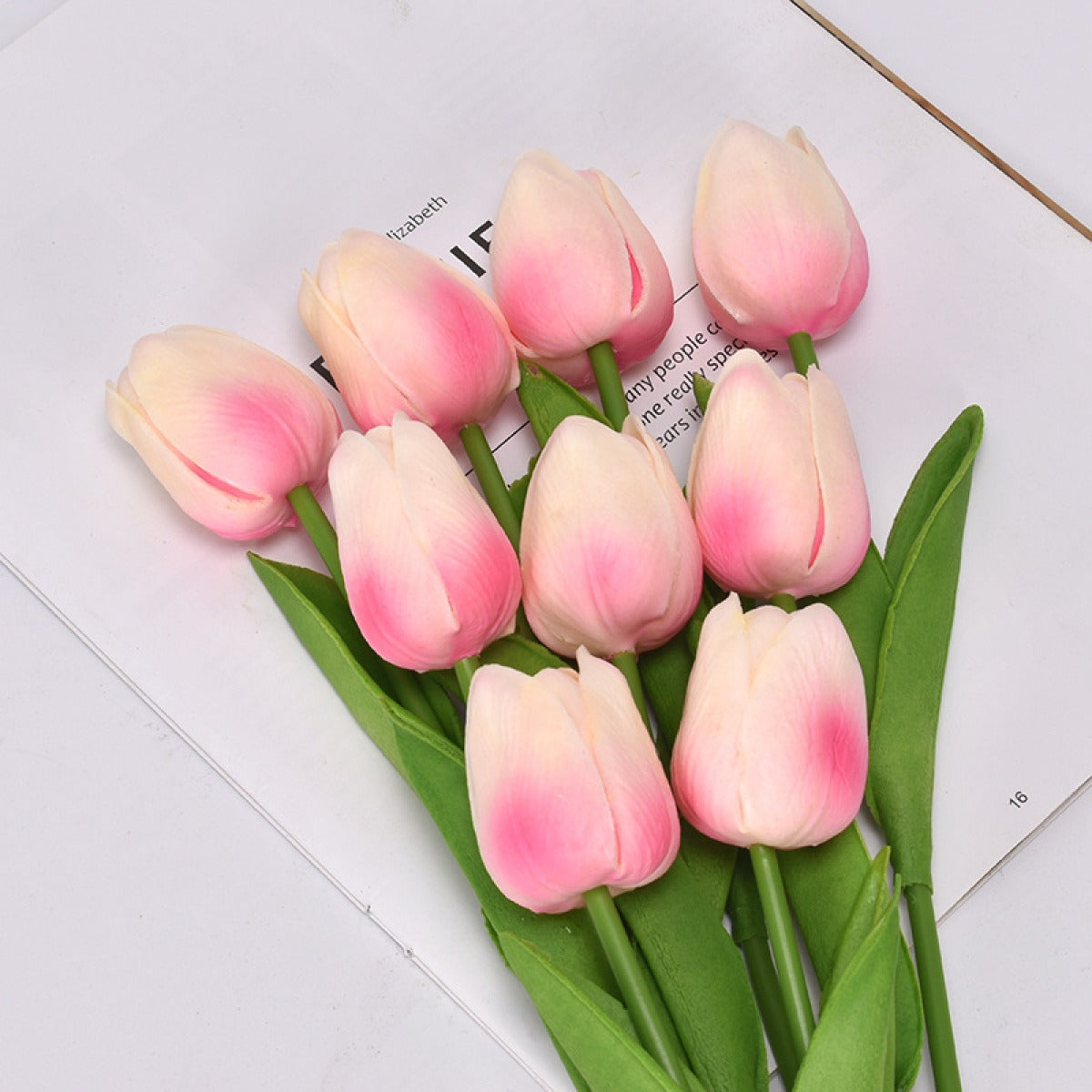 Talia – Mini-Tulpen aus PU als künstliche Dekoblumen
