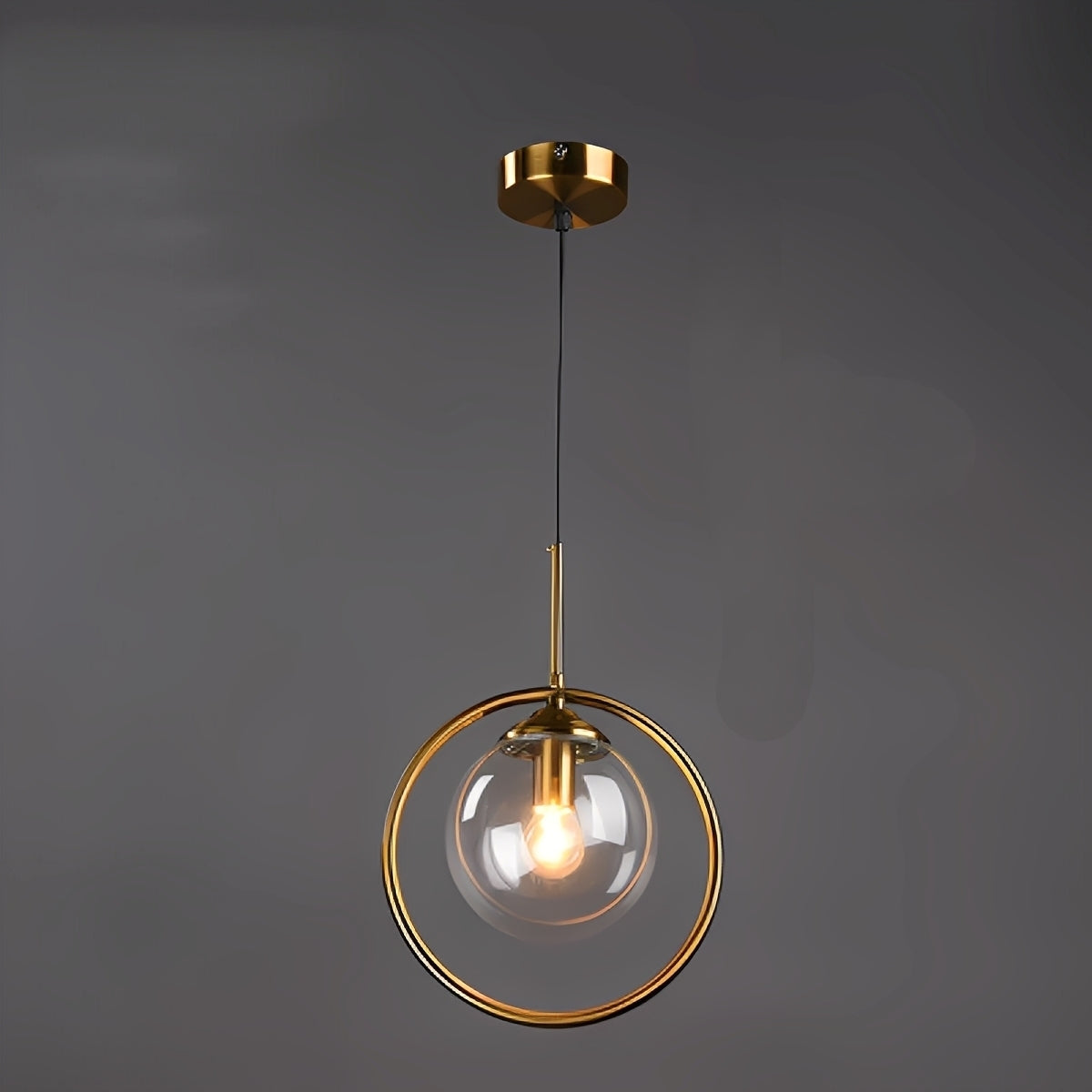 Elvara – Glas-Pendelleuchte mit Einzellicht