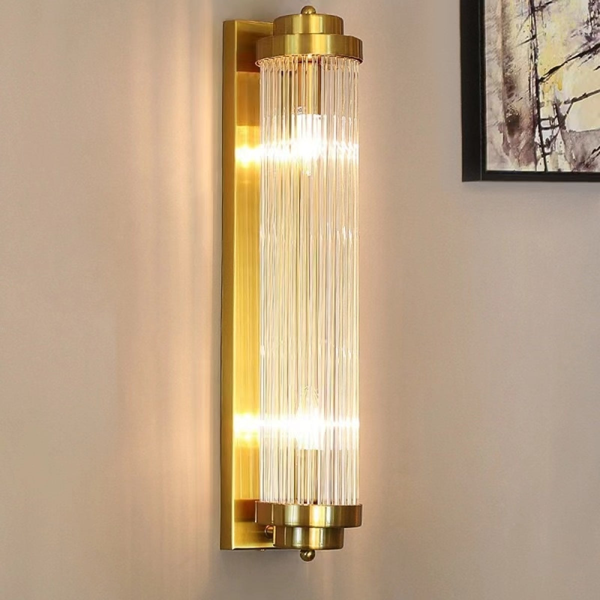 Elvara – Luxuriöse LED Kristall-Wandlampe