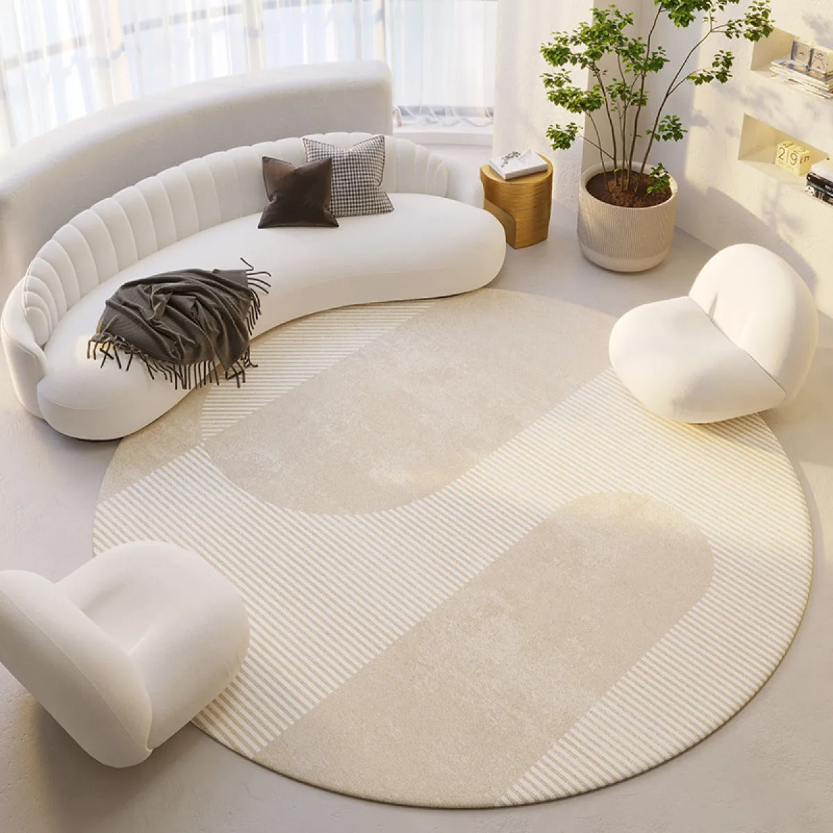 Aira – Silent Wind Absorbierender Rundteppich