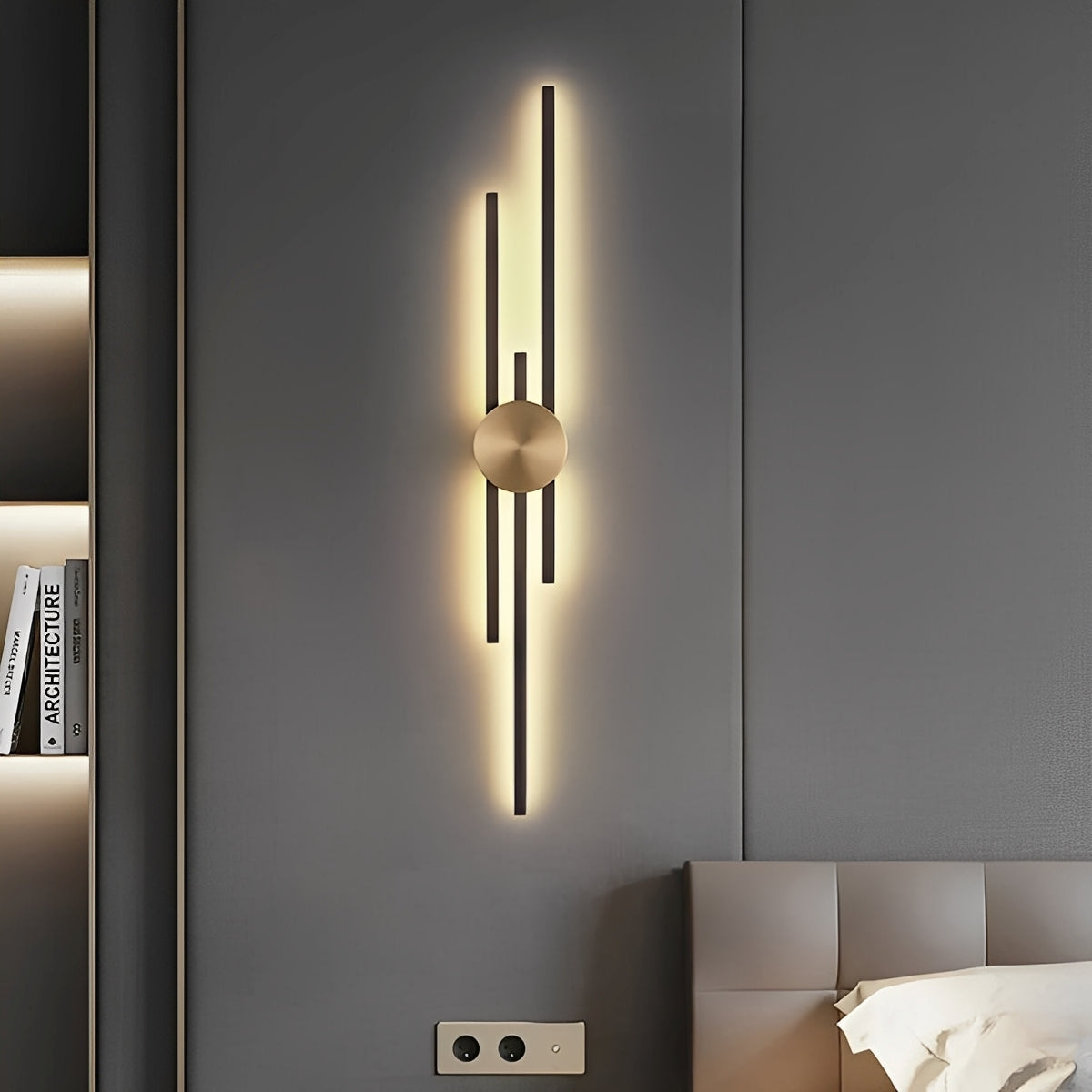Ray – Elegante Kupfer-Wandlampe