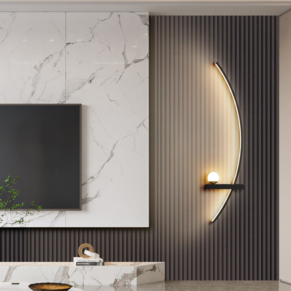 Kage – Nordic Lineare LED-Wandleuchte