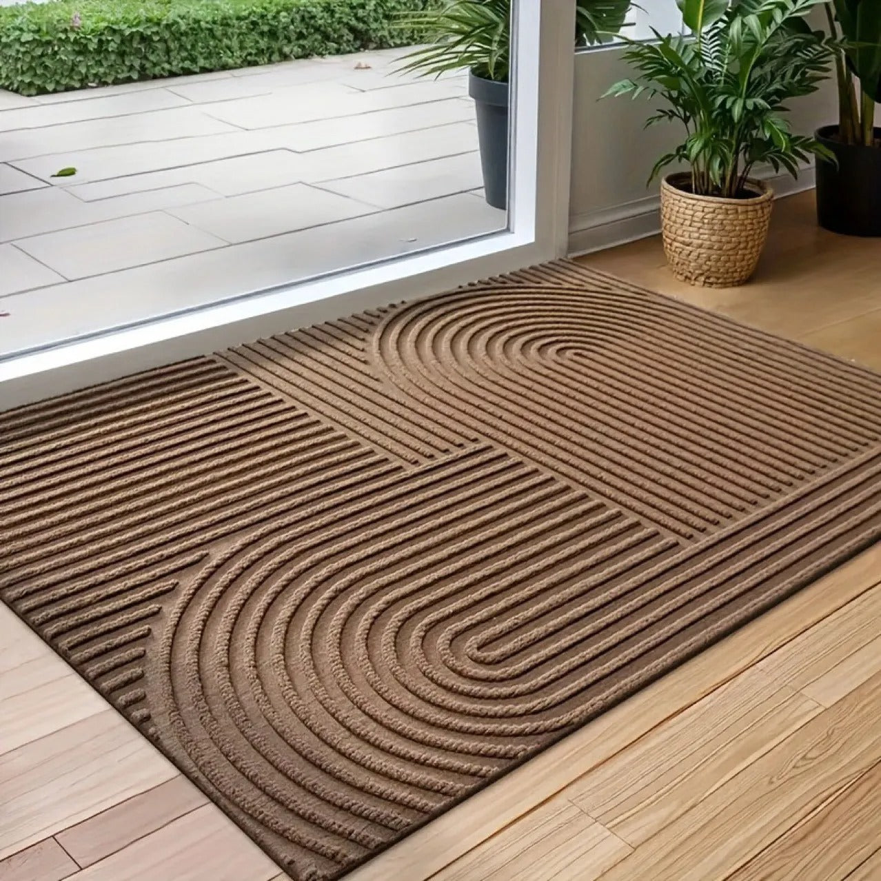 Janora – Moderne Samt-Türmatte