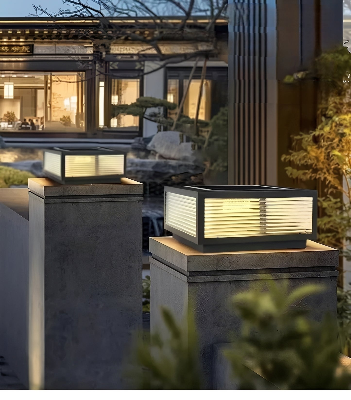Solvian – Solarbetriebene LED-Pfeiler- und Wandleucht