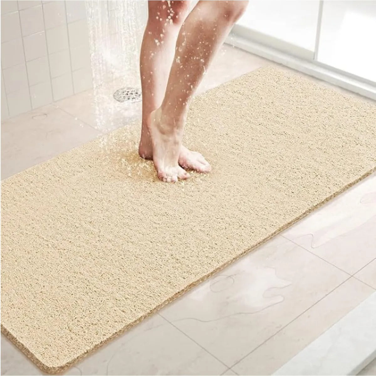 Raki – Rutschfeste PVC-Bodenmatte für Badezimmer
