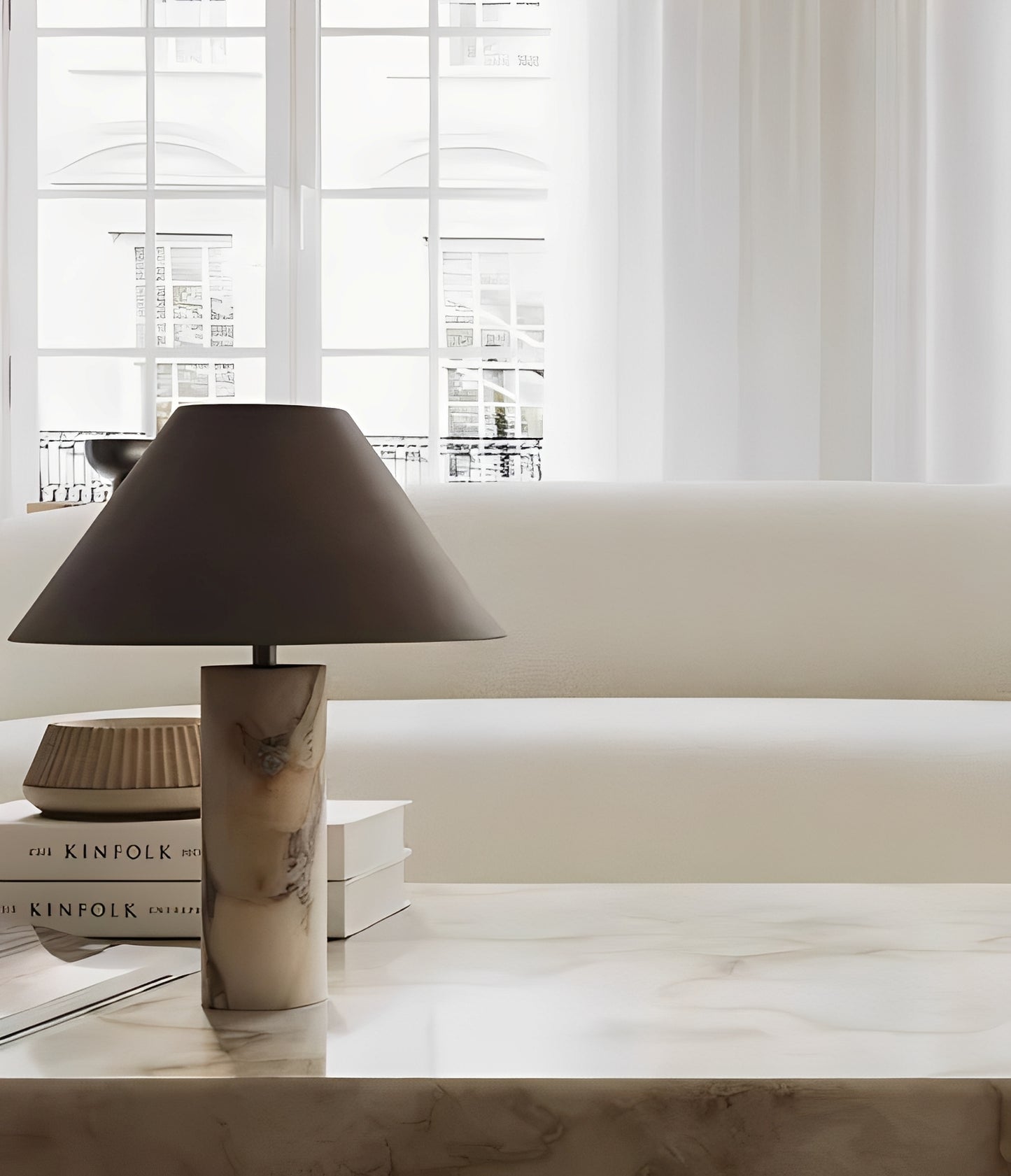 Aria – Moderne Marmor-Tischleuchte