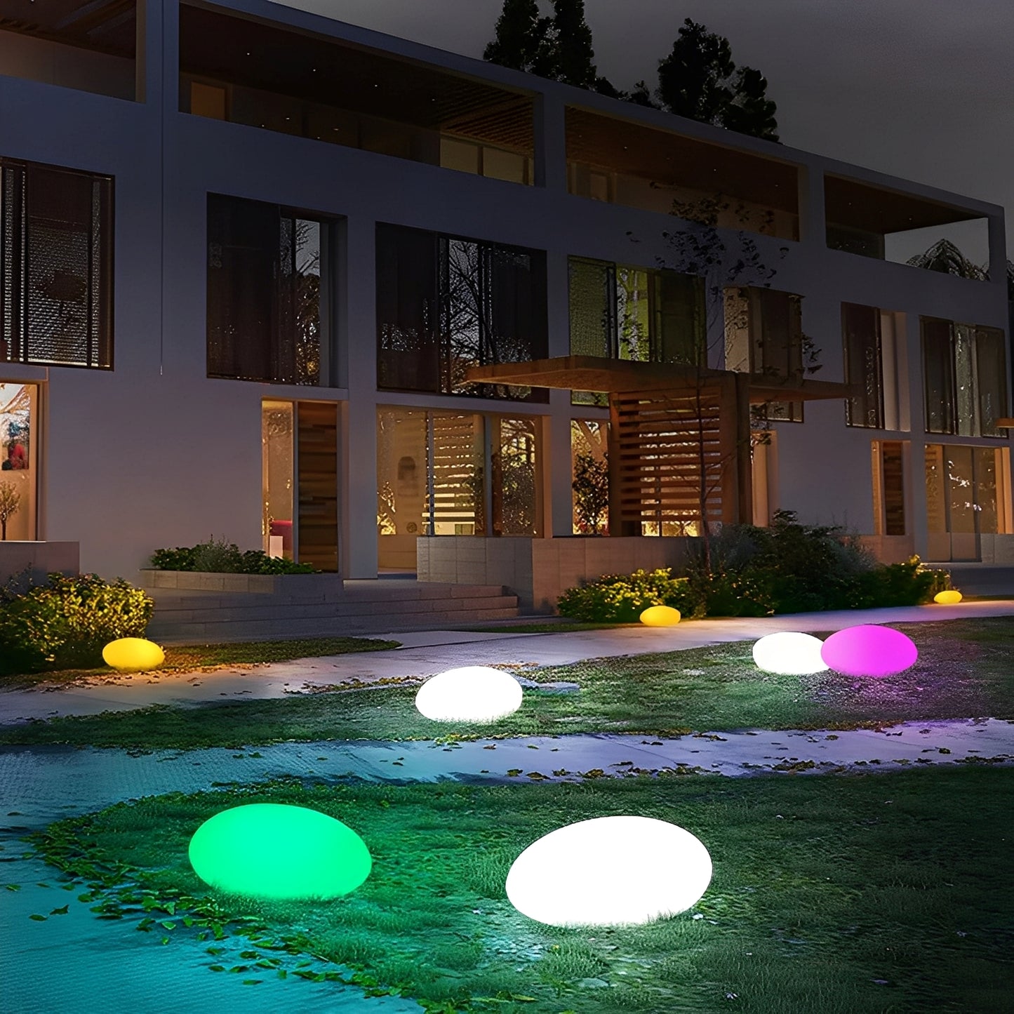 Sakura – Solar-LED Gartenleuchte in Steinoptik