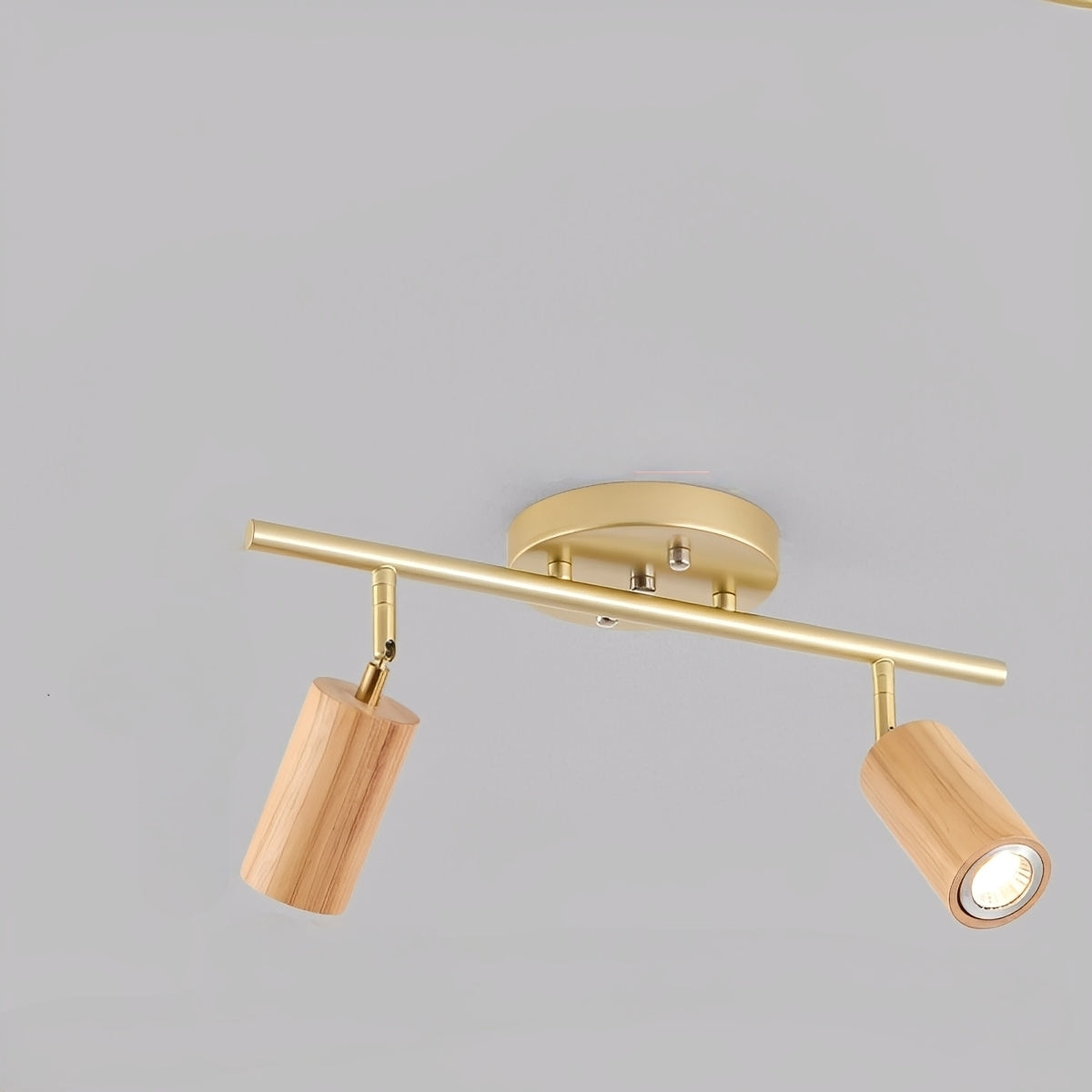Nerea – Moderne Holz-Deckenleuchte
