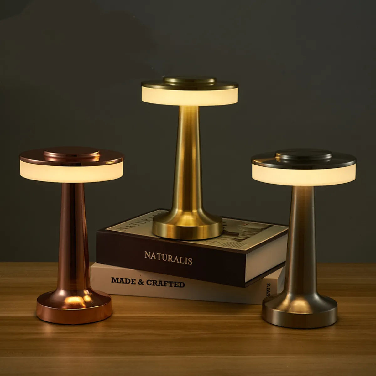 Doria – Kreative Akku-Tischlampe