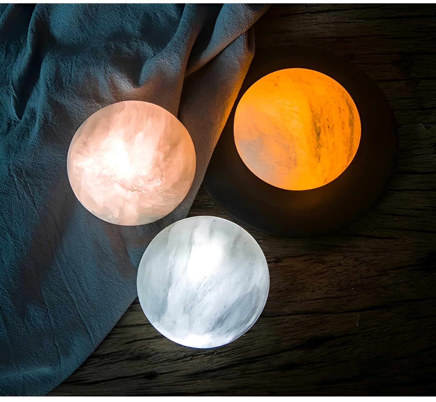 Selina – Mineral Nachtlampe