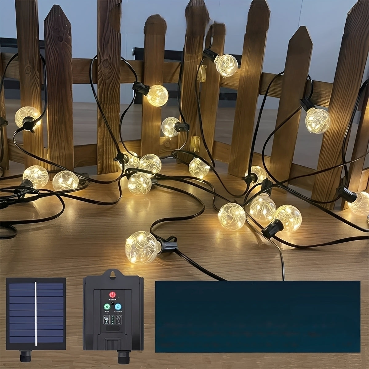 Aria – Solar-Lichterkette für den Außenbereich