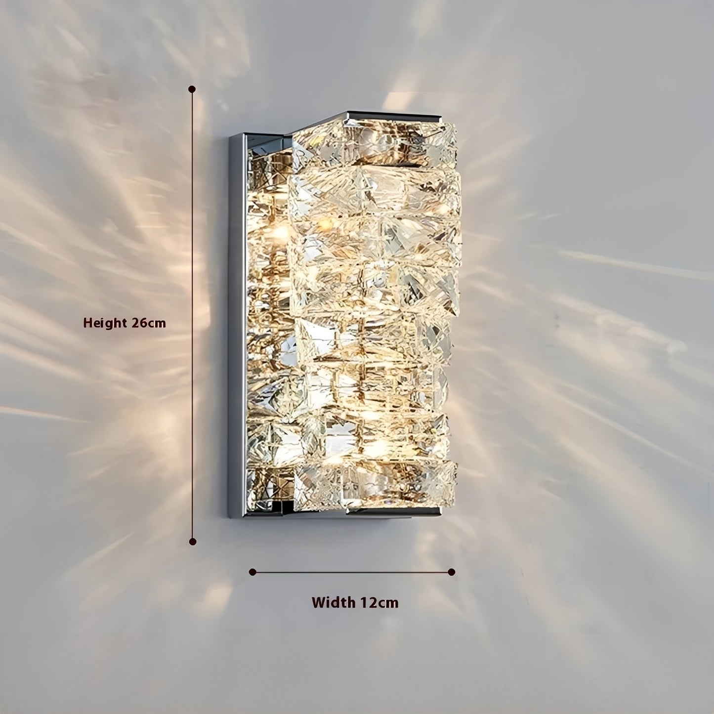 Luxera – Kristall-Wandleuchte
