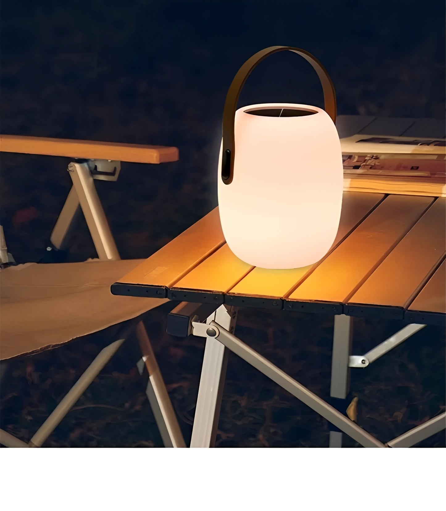Solin – Tragbare Solar-Gartenleuchte
