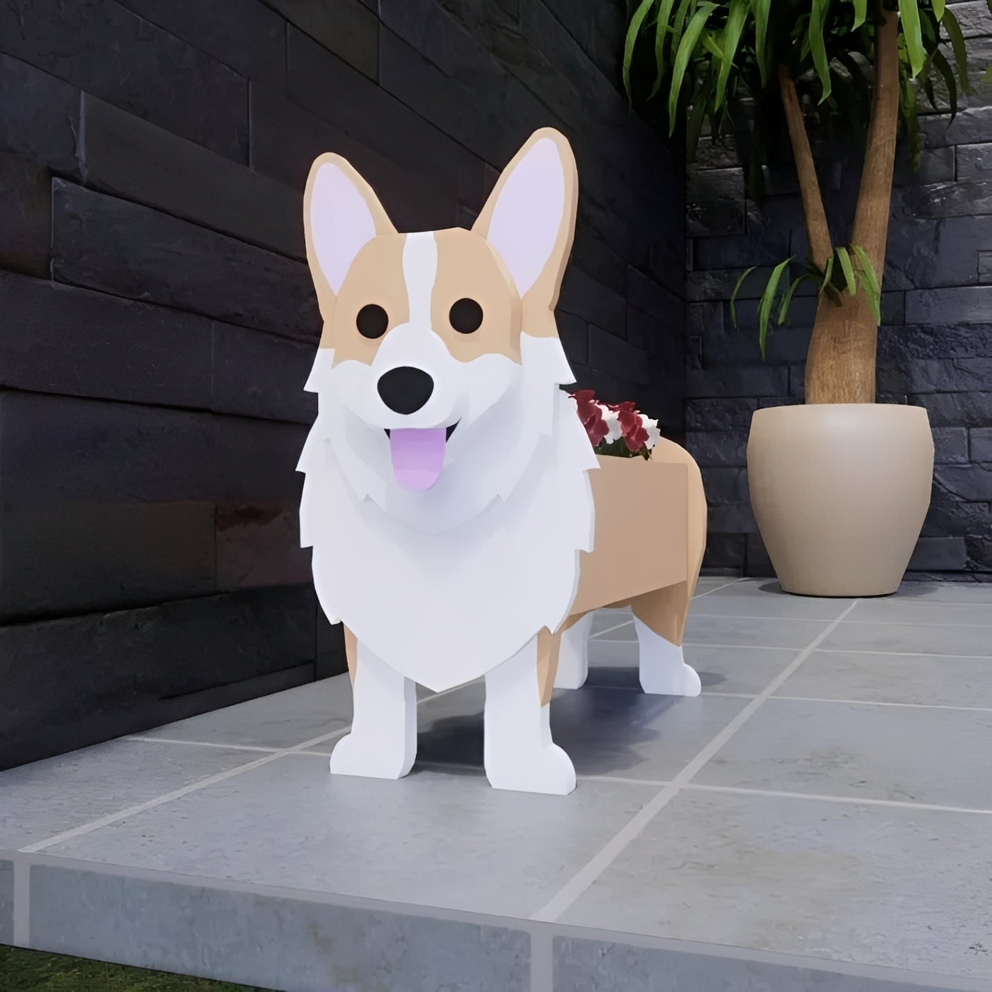 Fifi – Süßer PVC Hund Blumentopf