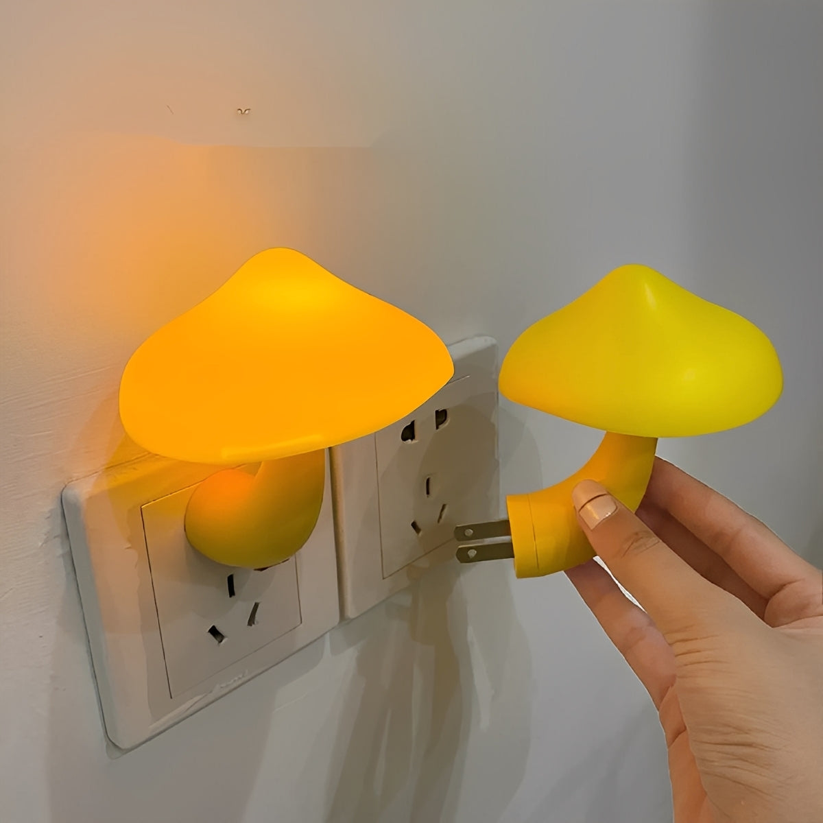 Mushin – Kleines LED-Nachtlicht in Pilzform