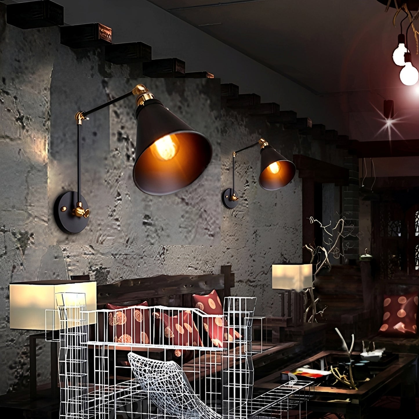 Henri – Retro klappbare Designer-Wandleuchte