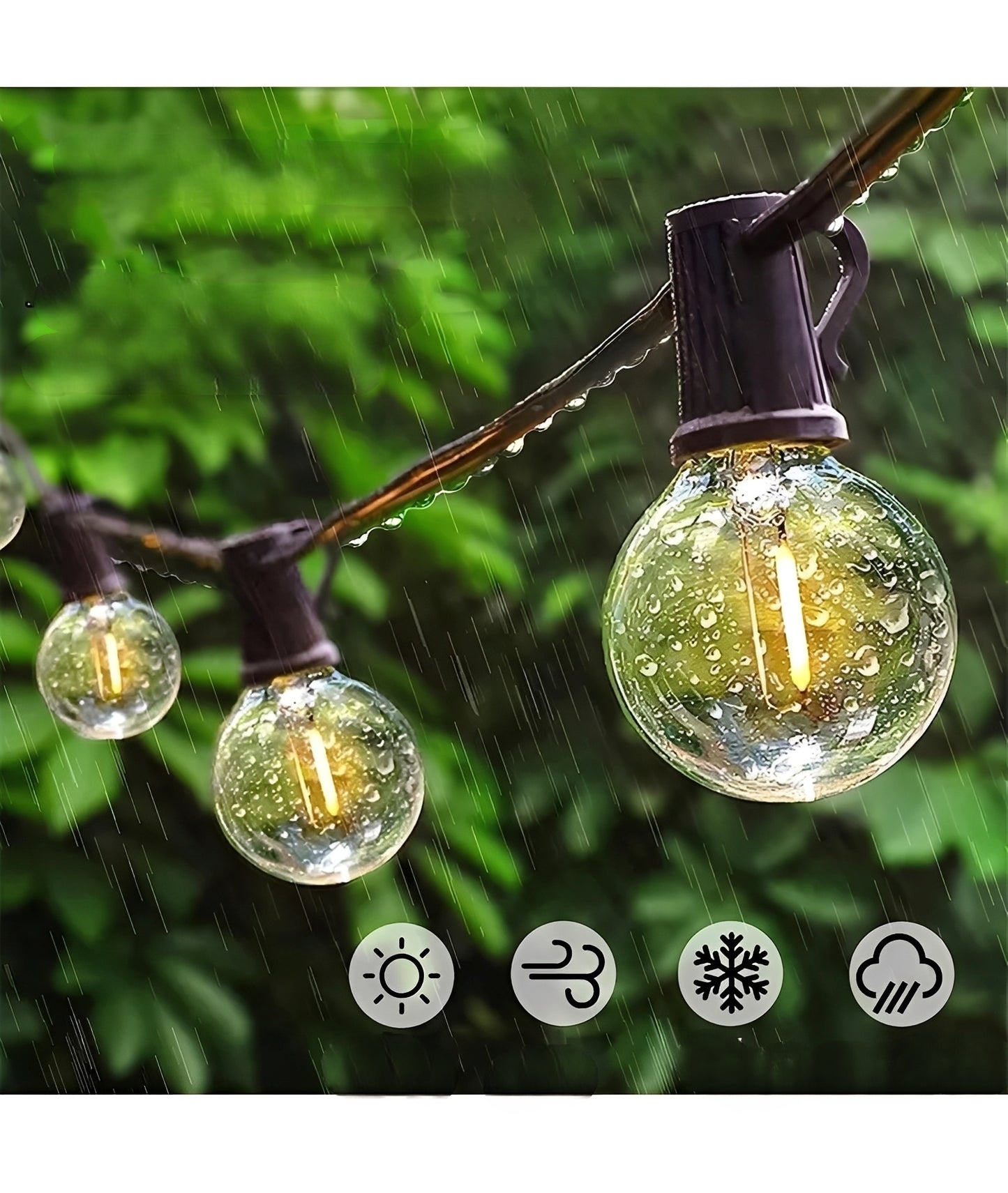 Aria – Solar-Lichterkette für den Außenbereich