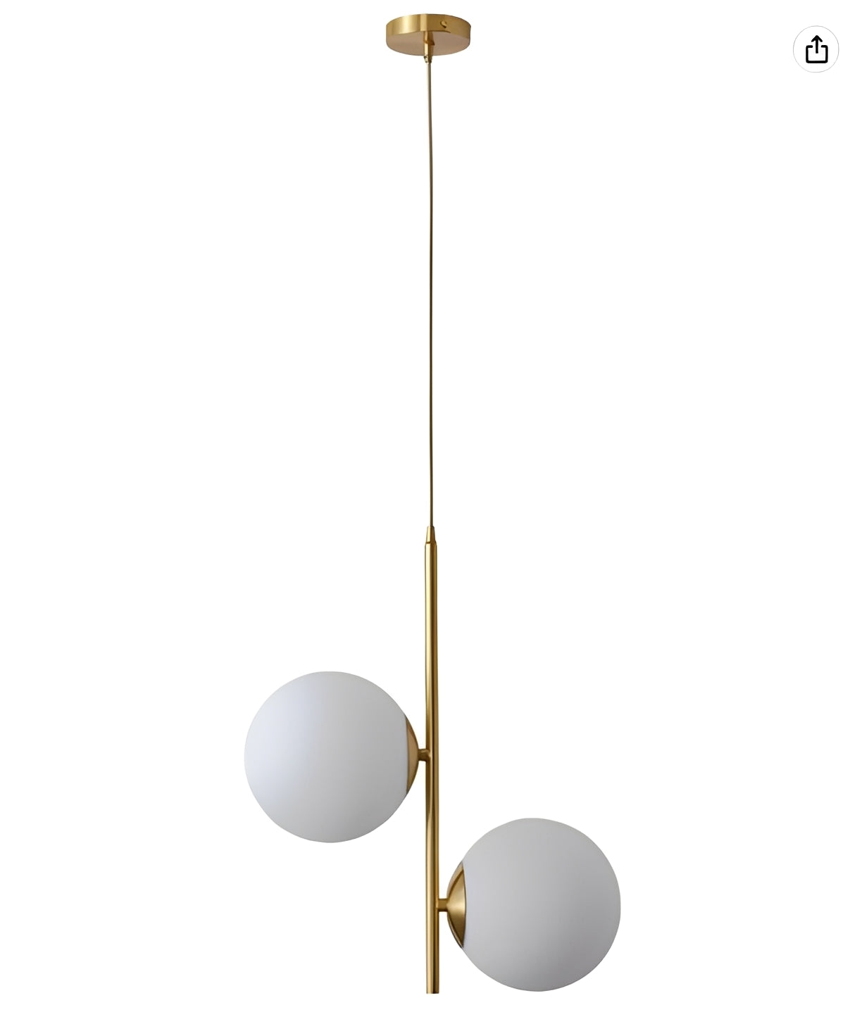Kara – Moderne Minimalistische Doppelkopf-Pendelleuchte