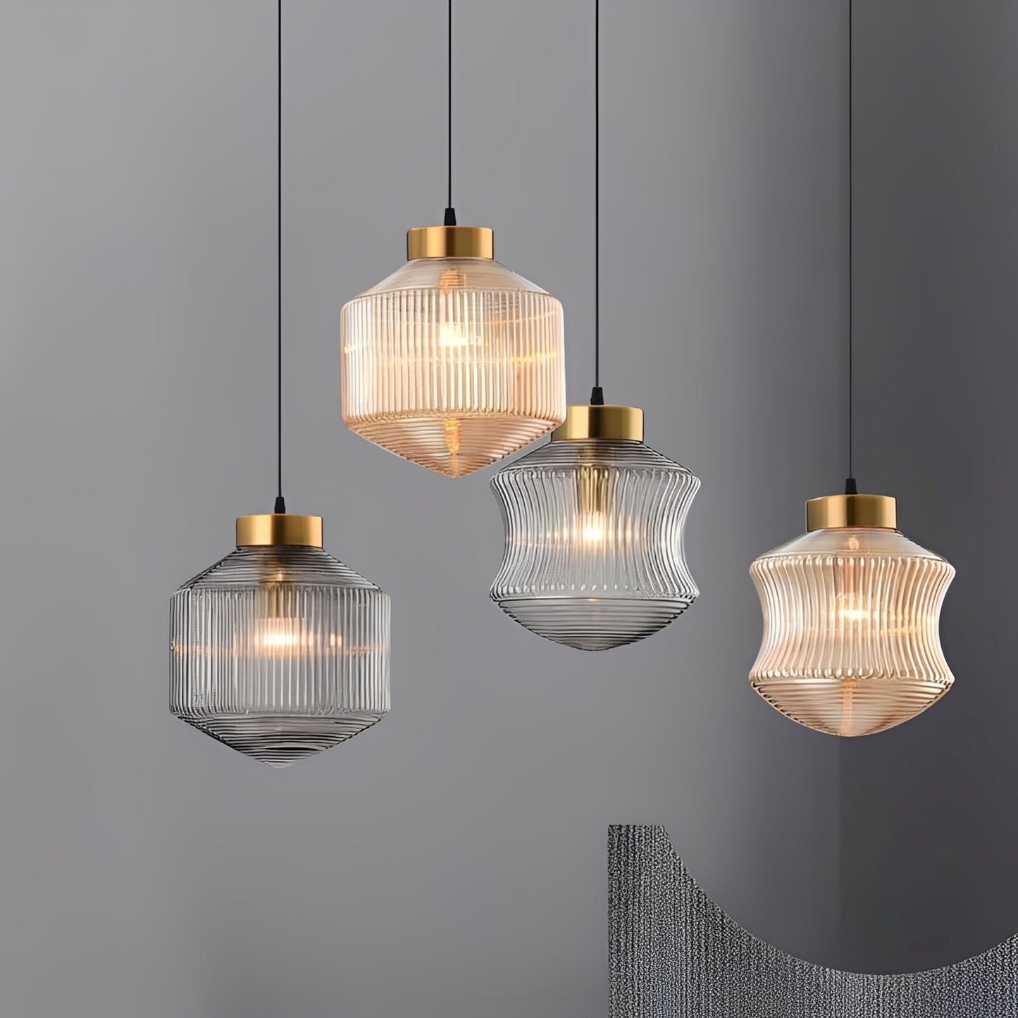 Leonard – Nordischer Glas-Kronleuchter