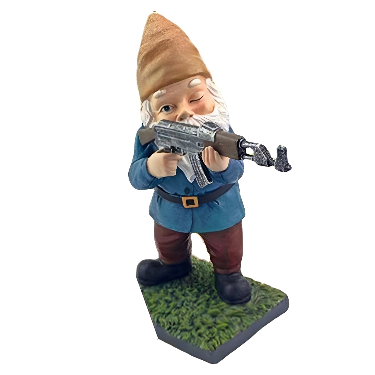 Fritz – Funny Garden Gnome in Camouflage Uniform