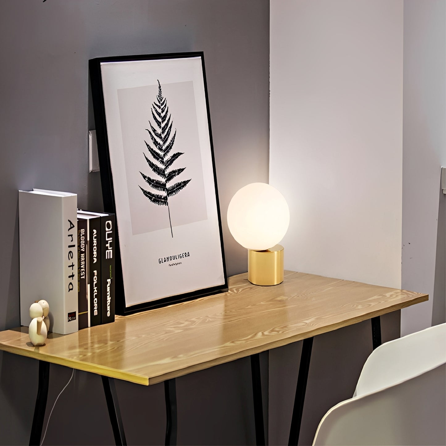 Alex – Moderne Nordic Glas-Tischleuchte