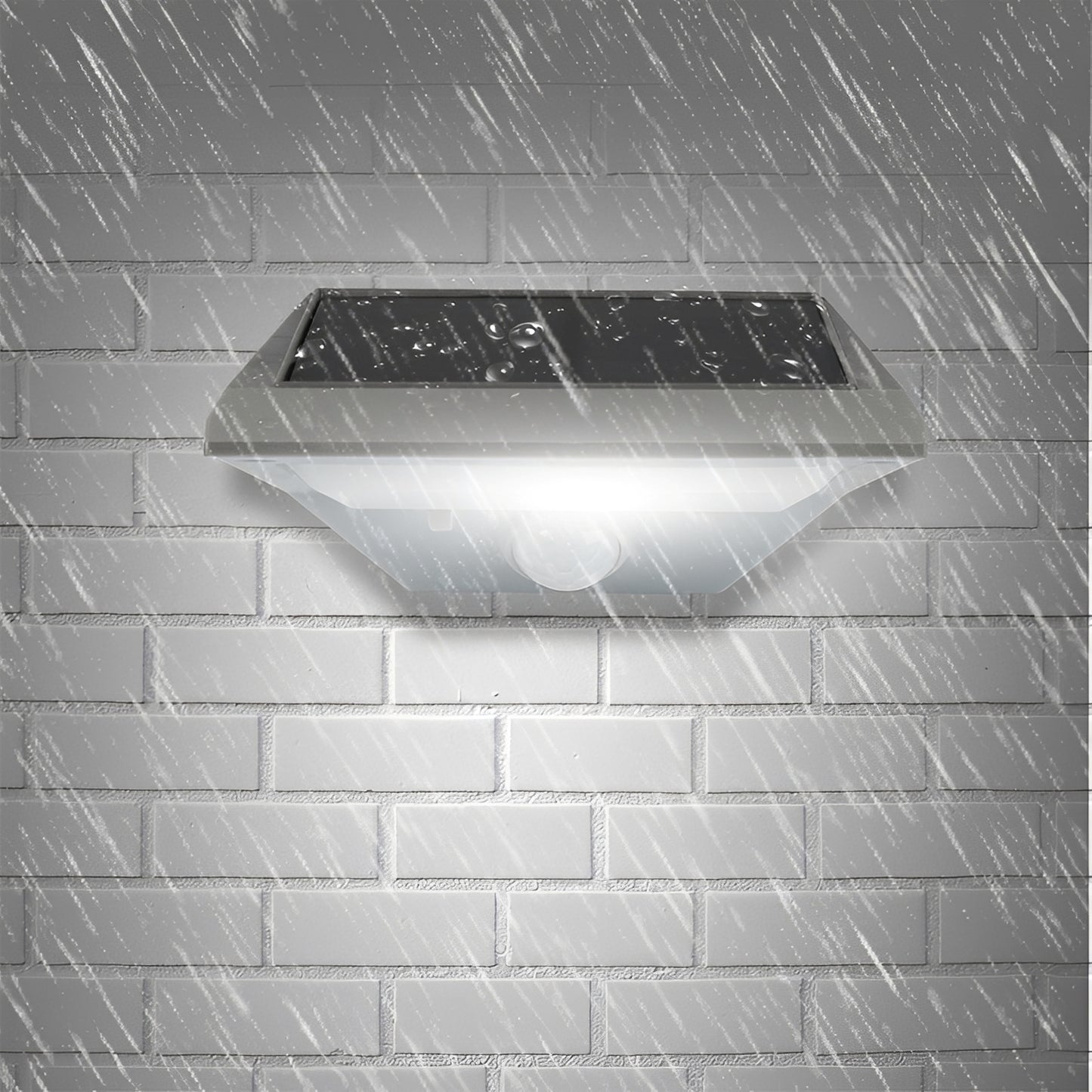 Solaro – Solarbetriebene LED-Wandleuchte