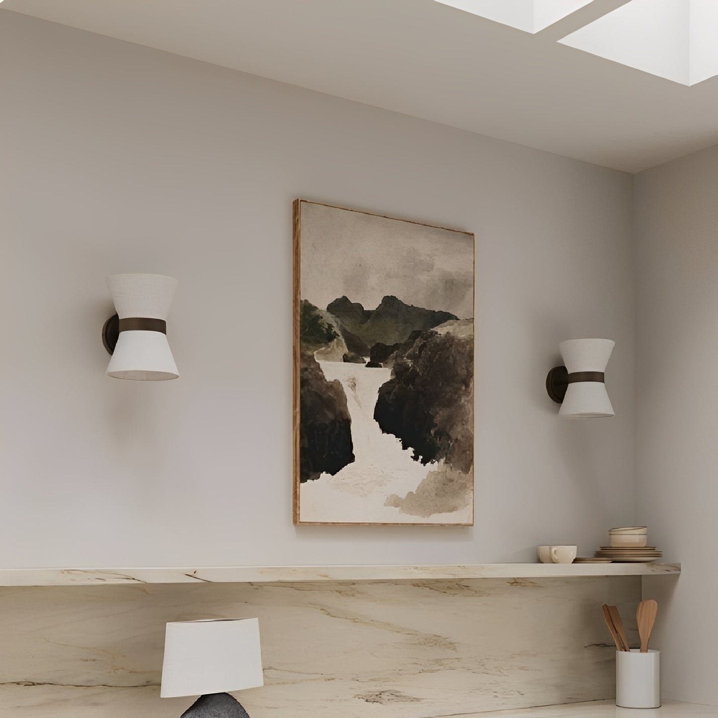 Ren – Wabi-Sabi Wandleuchte
