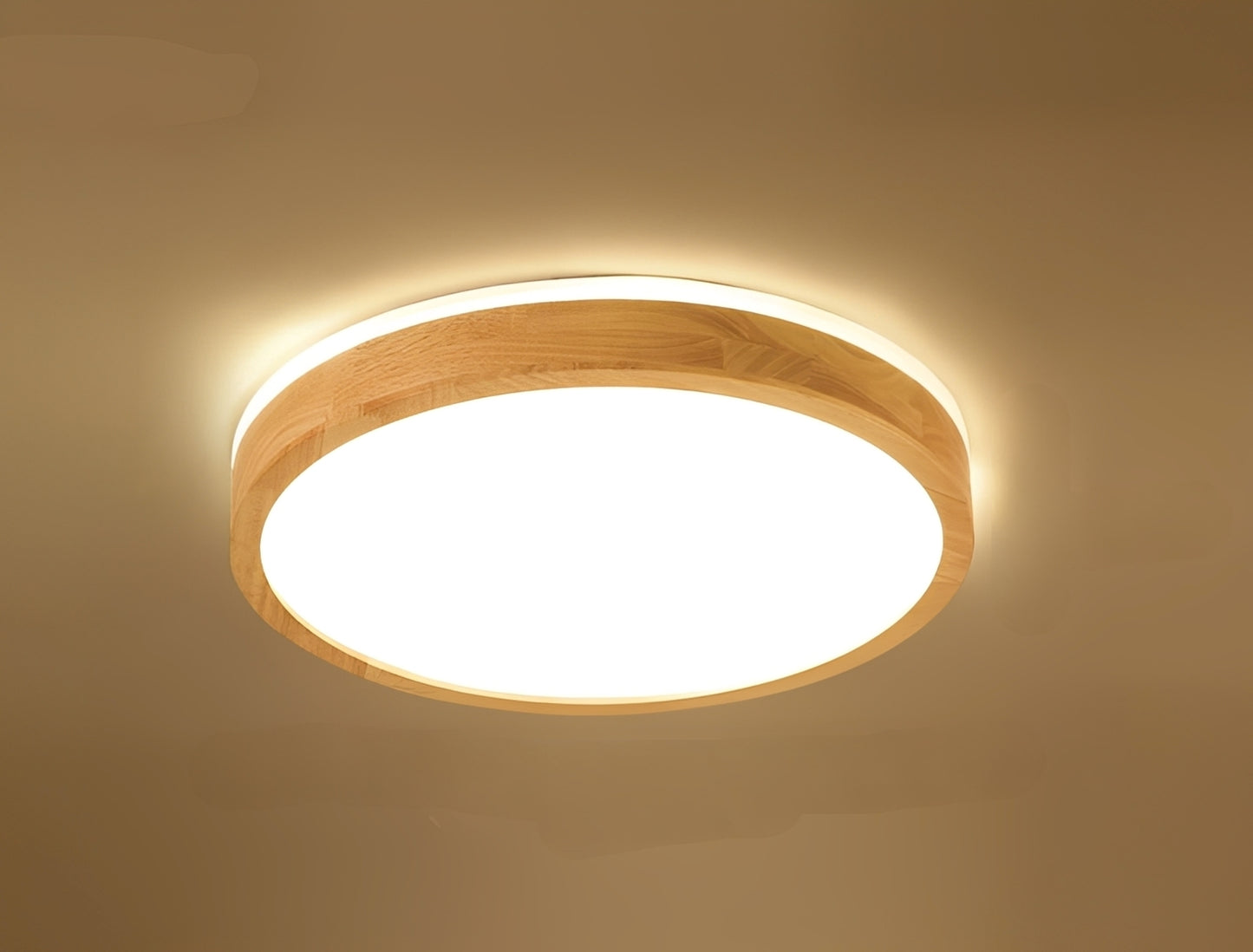 Arvid – LED-Deckenleuchte aus Holz