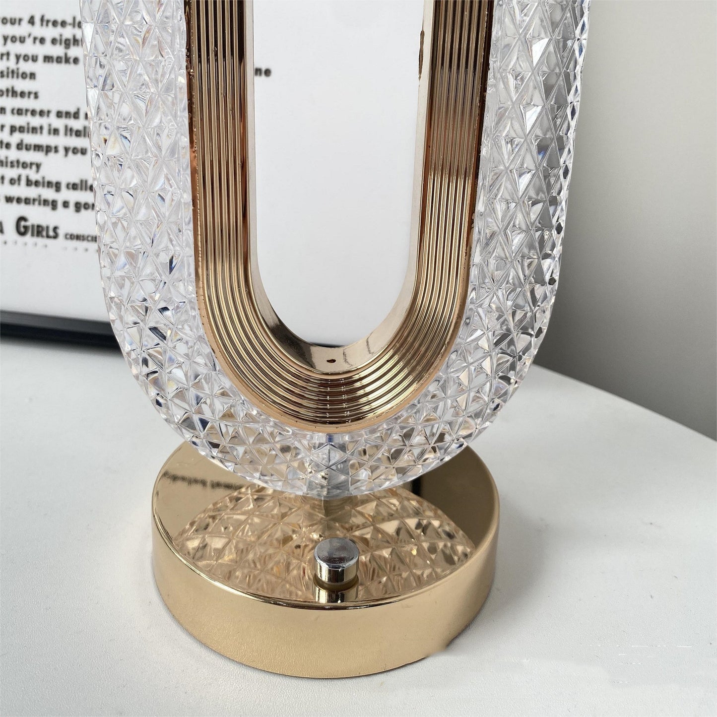 Evelyn – Elegante Kristall LED-Tischlampe