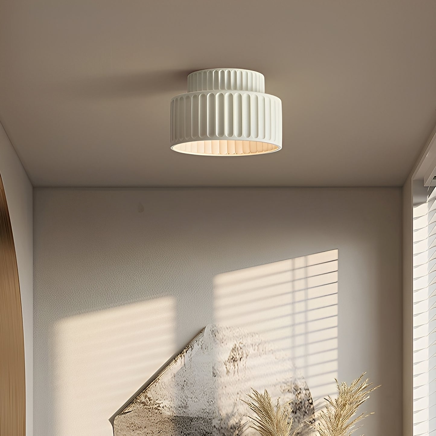Coralie – Cream-Style LED-Deckenleuchte