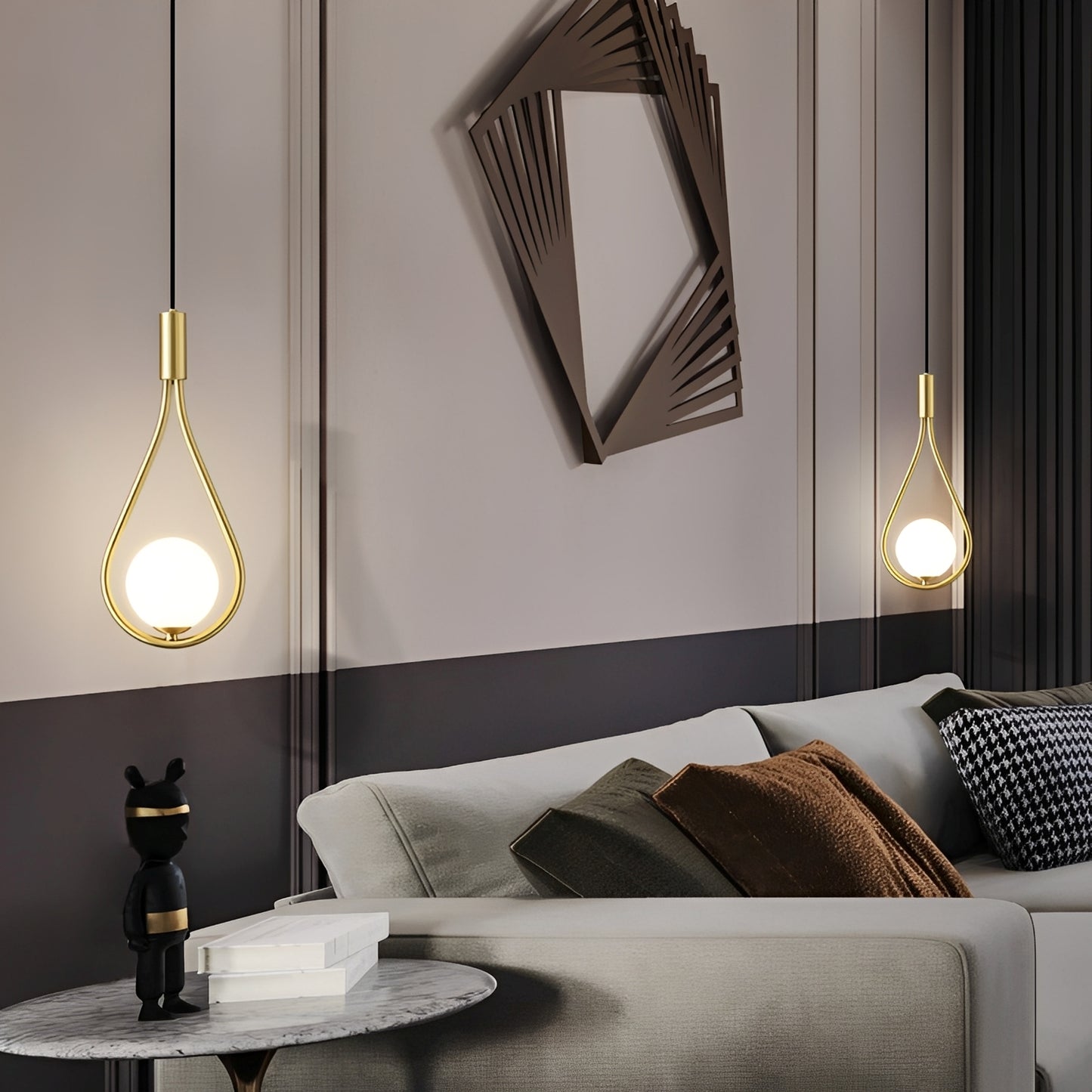 Cova – Minimalistische Kupfer-Pendelleuchte